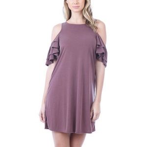 Cutout Ruffle Dress